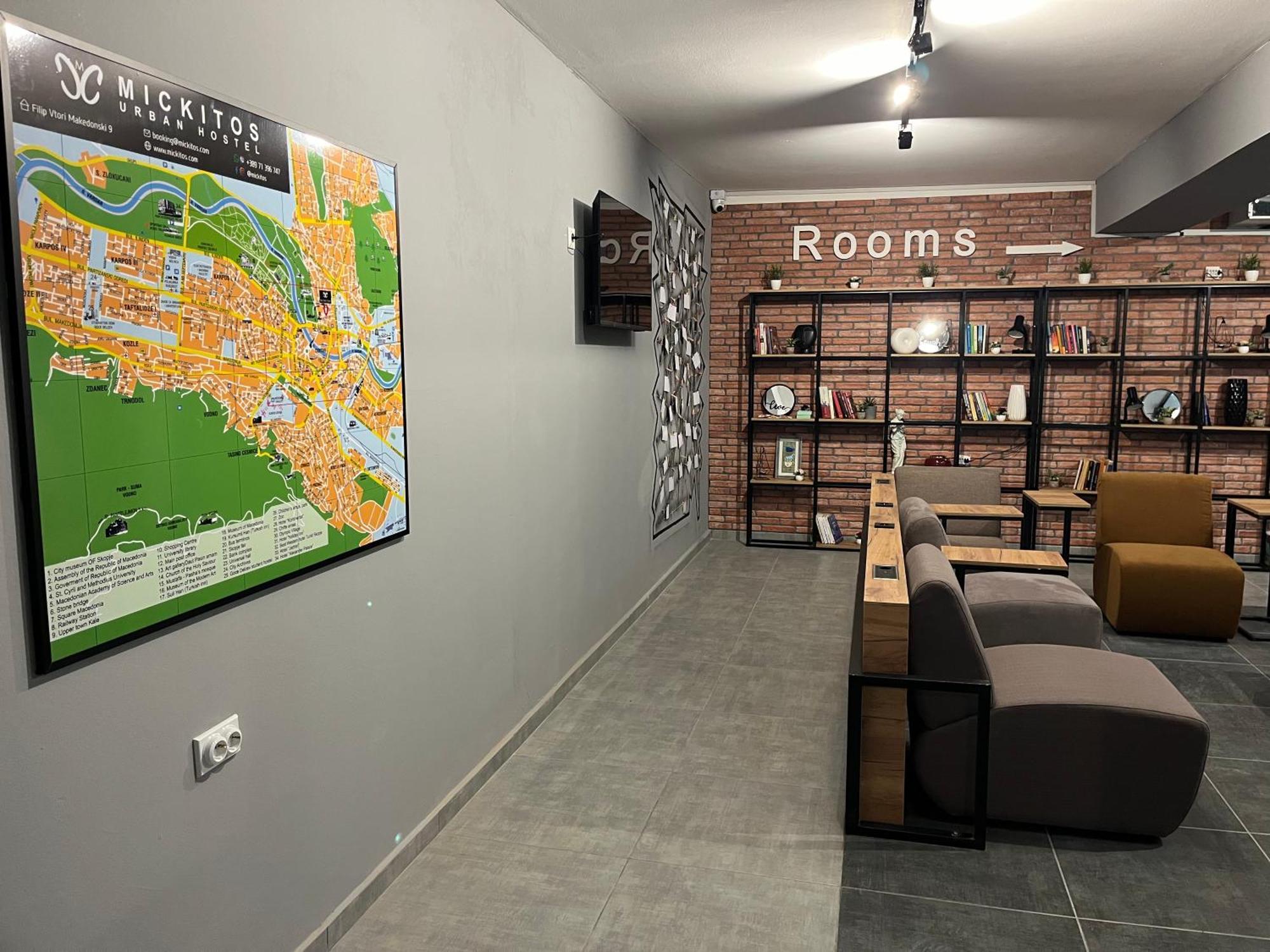 Mickitos Urban Hostel 斯科普里 外观 照片